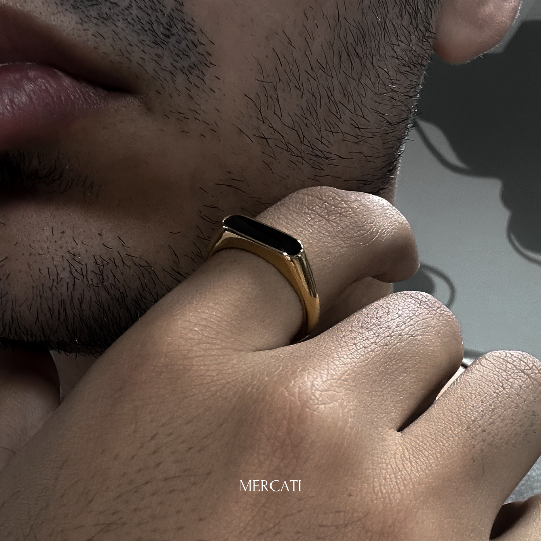 Anel Aurum Minimalista Mercati