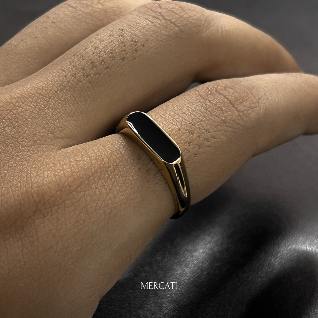 Anel Aurum Minimalista Mercati