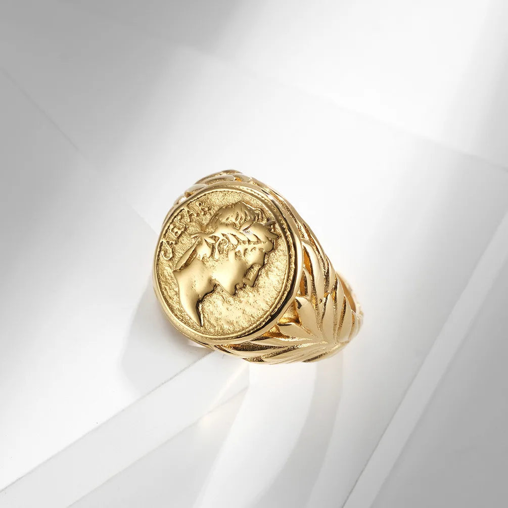Anel Cezar Mercati - Dourado
