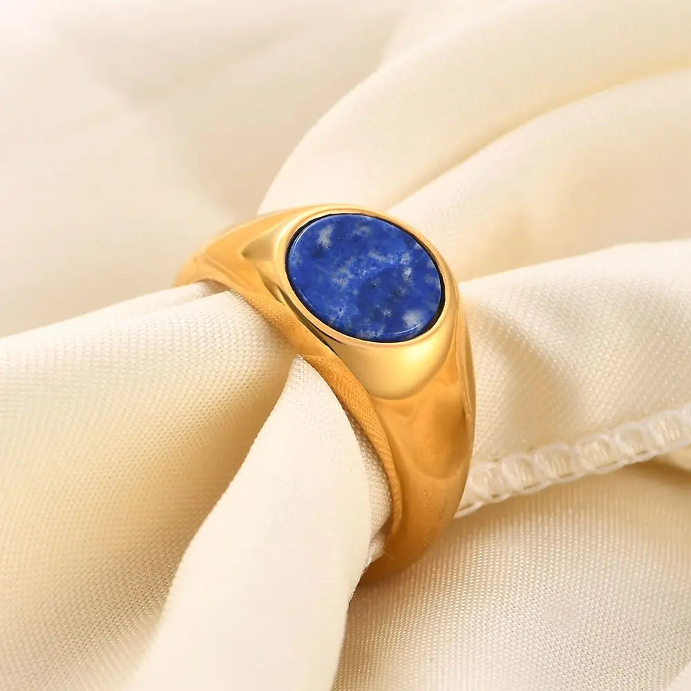 Anel Masculino Aegis Azul