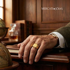 Anel Legado Mercati Joias - Dourado