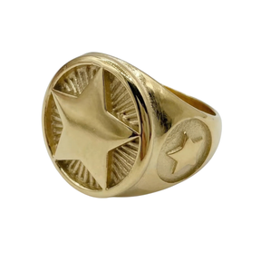 Anel Rockstar Mercati - Dourado