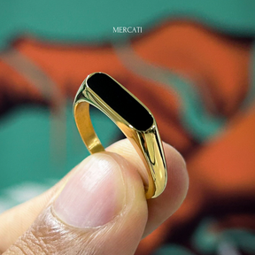 Anel Aurum Minimalista Mercati