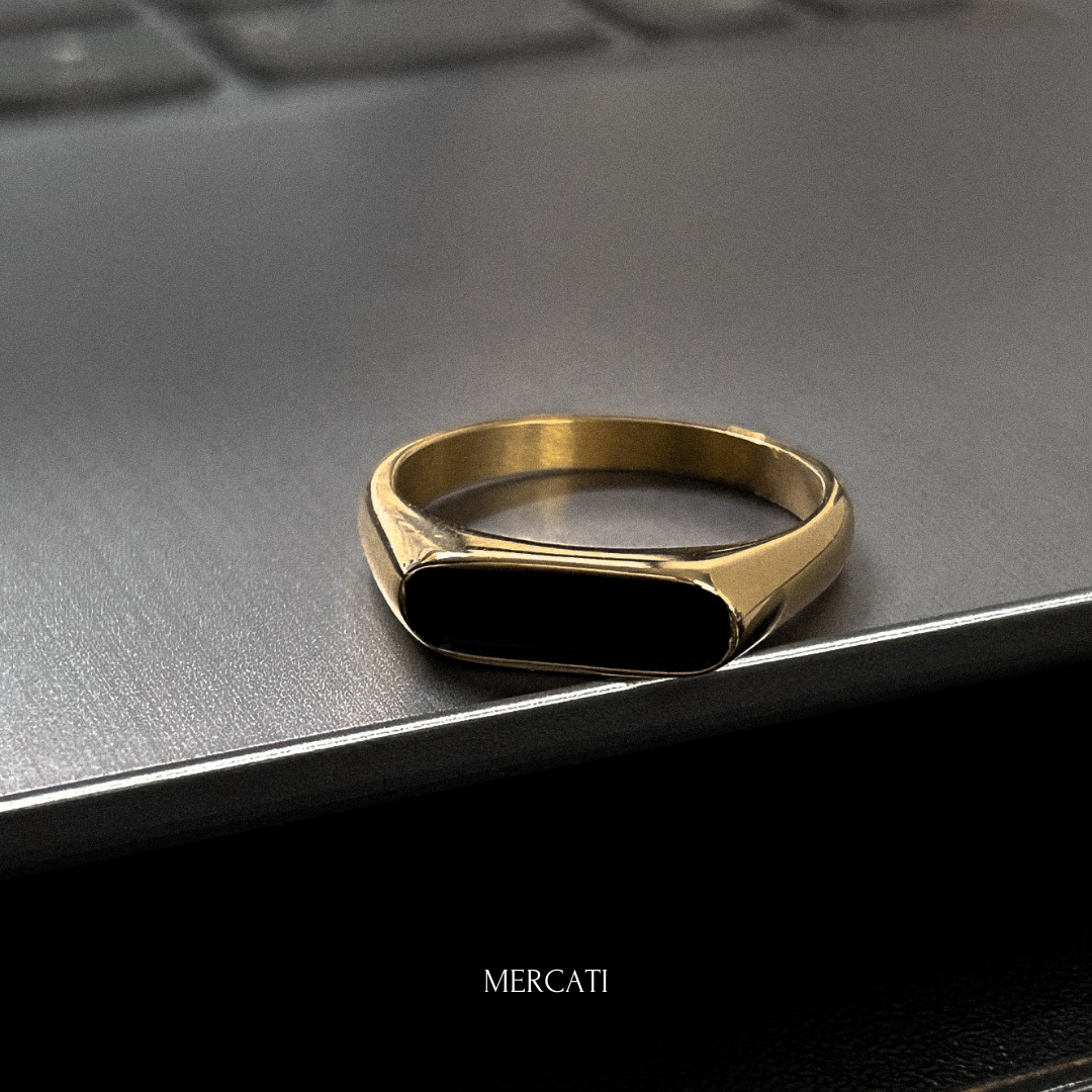 Anel Aurum Minimalista Mercati