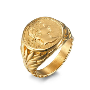 Anel Cezar Mercati - Dourado