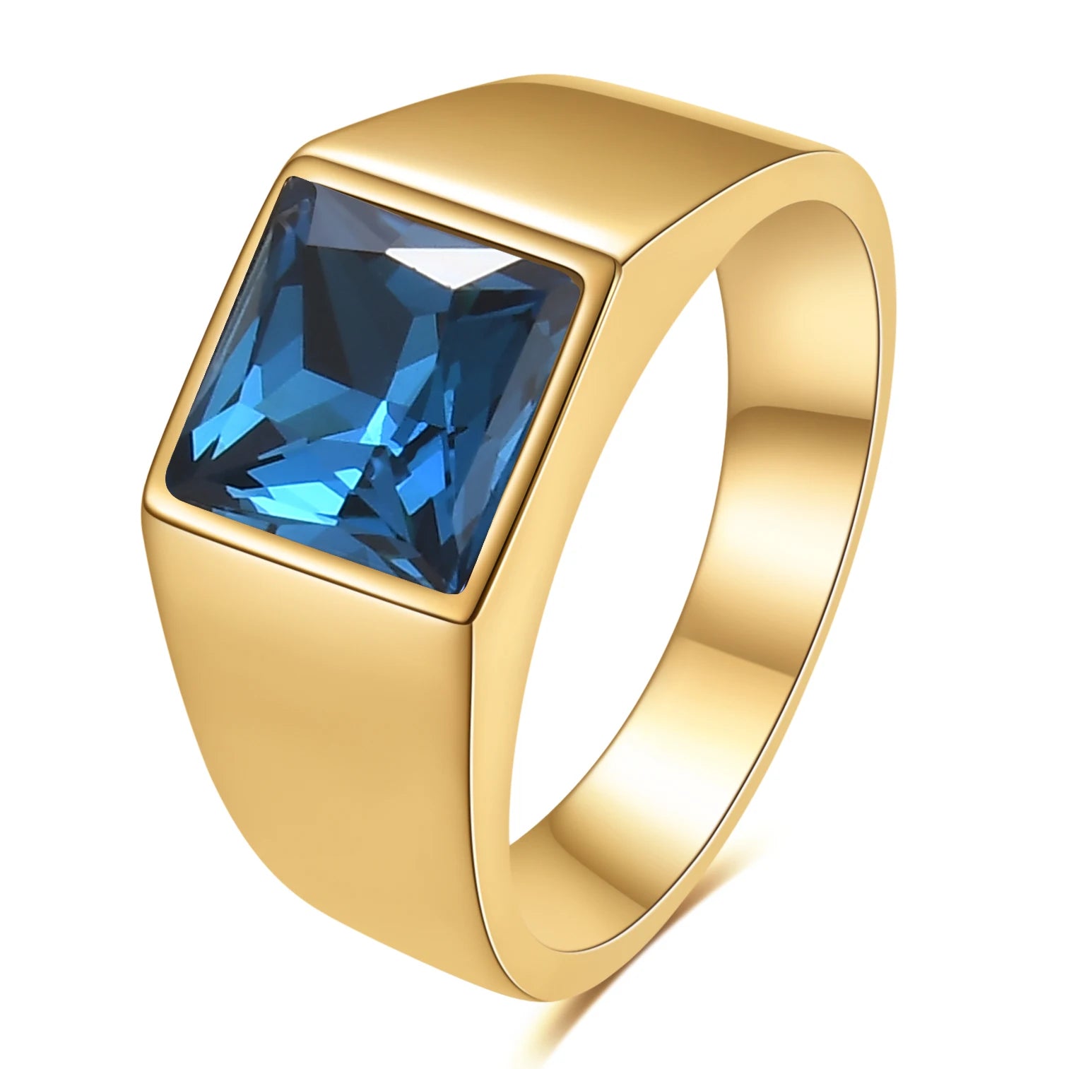 Anel Masculino Aurora Azul