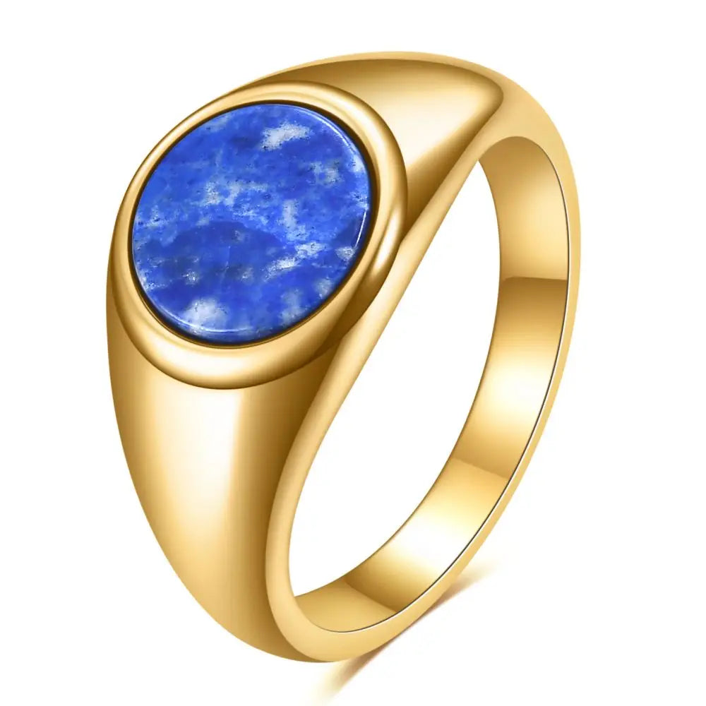 Anel Masculino Aegis Azul