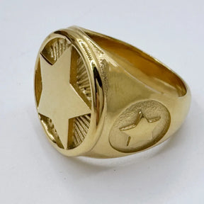 Anel Rockstar Mercati - Dourado