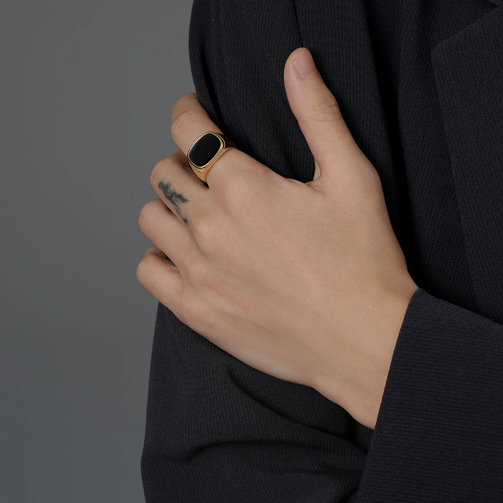 Anel Masculino Nexo Preto