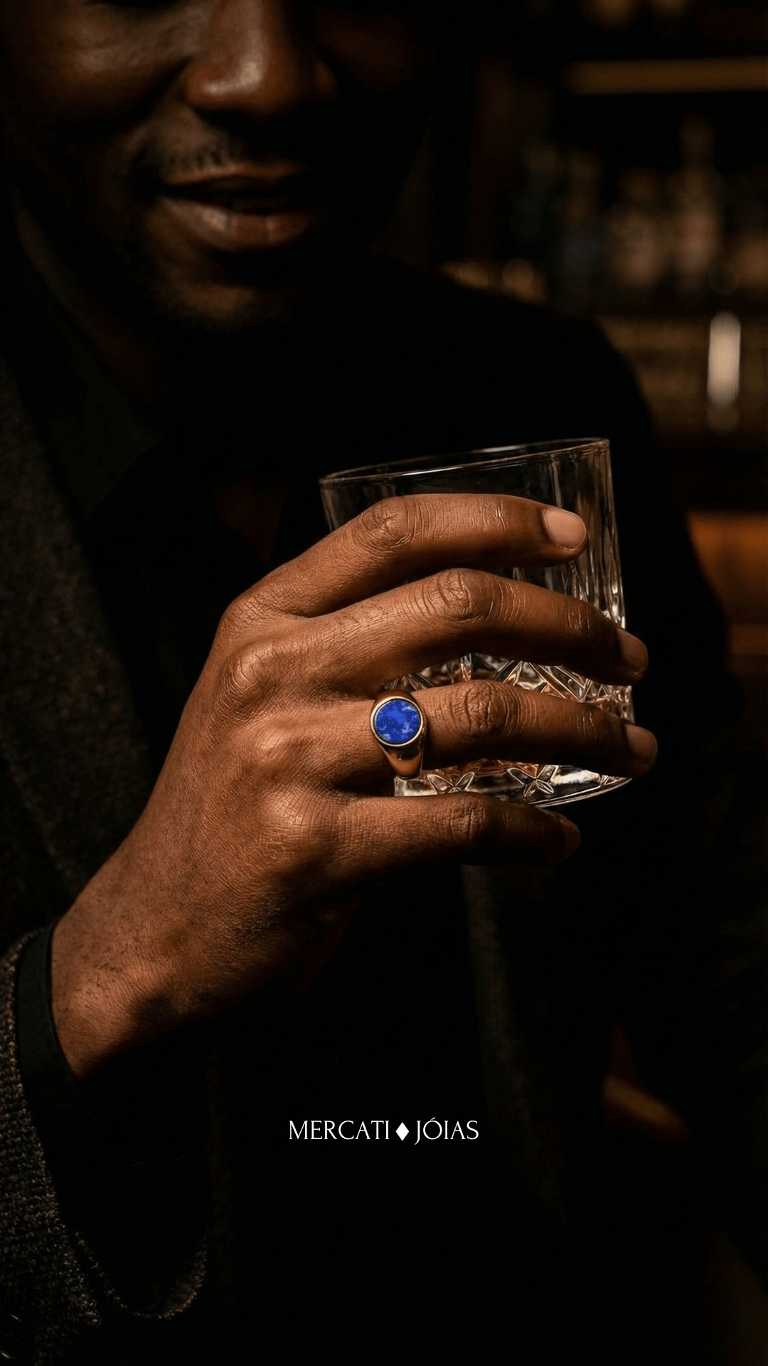 Anel Masculino Aegis Azul