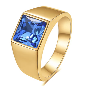 Anel Masculino Aurora Azul