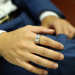 Anel Masculino Minimalista Mercati