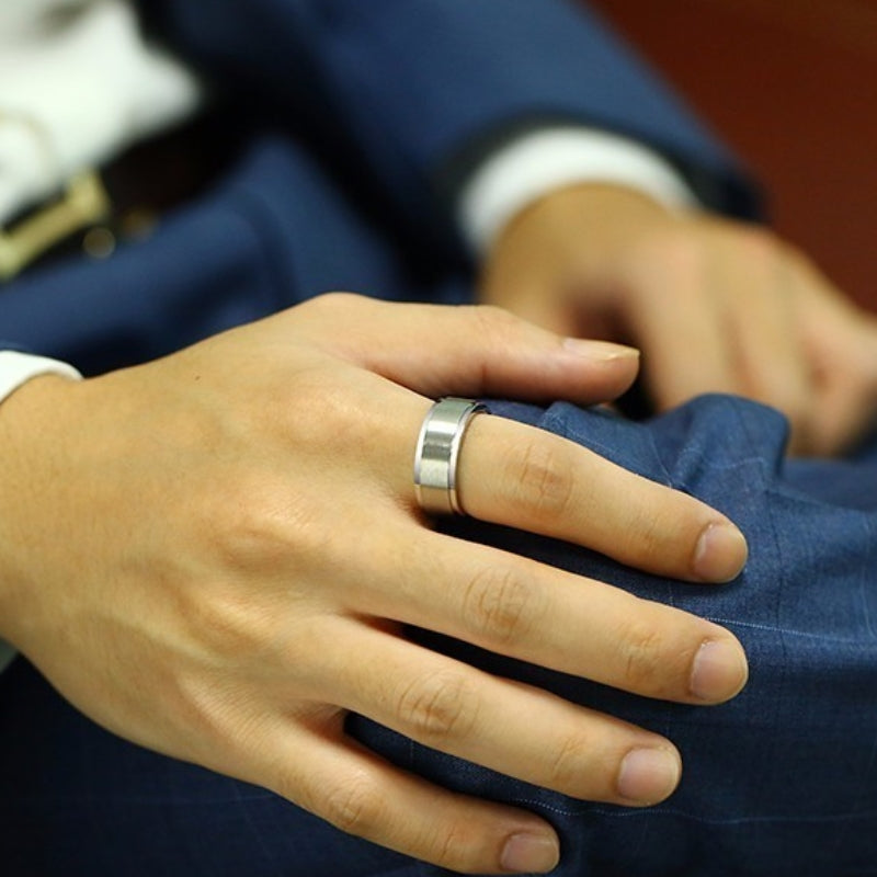 Anel Masculino Minimalista Mercati