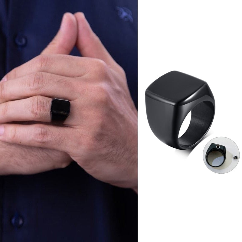 Anel Masculino Minimalista Mercati