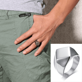 Anel Masculino Minimalista Mercati
